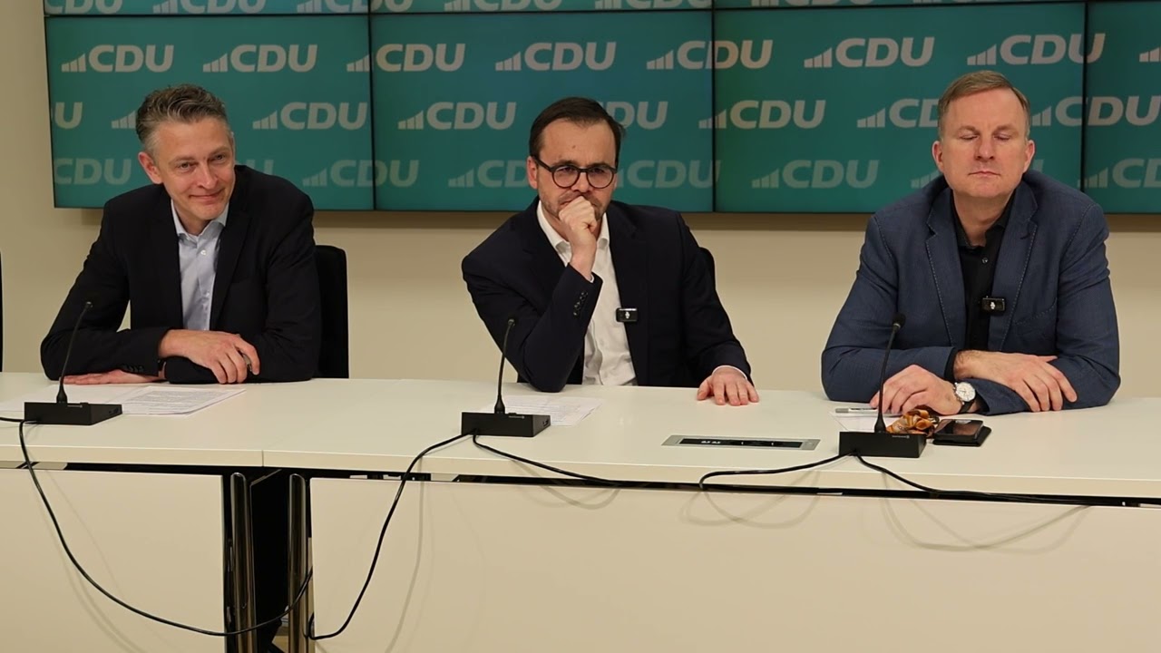 Pressekonferenz der CDU Brandenburg 27.01.2026