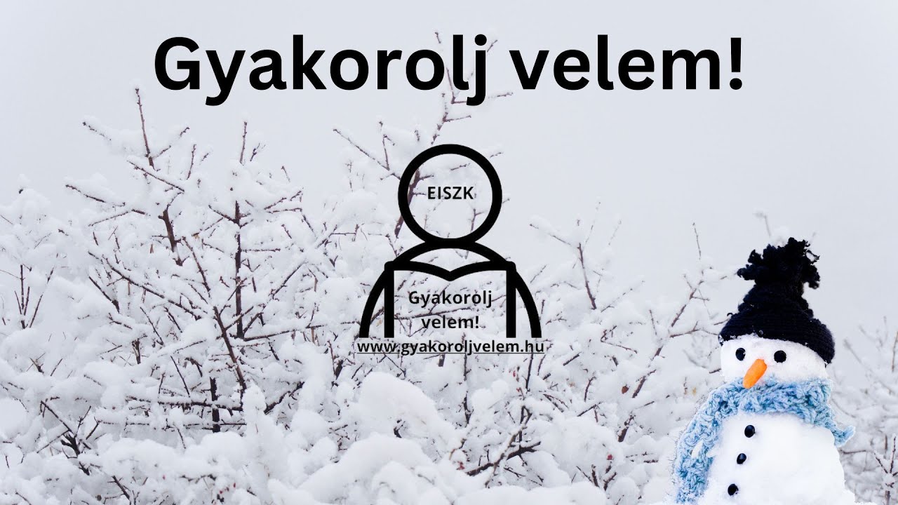 Számolj a hóemberrel! - számmemória 20-ig.