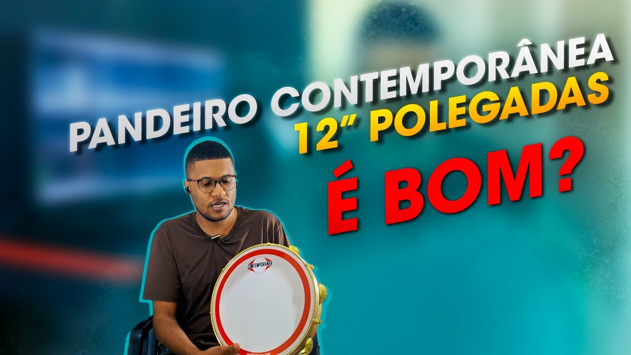 Pandeiro CONTEMPORÂNEA PROFISSIONAL SUPER NYLON!
