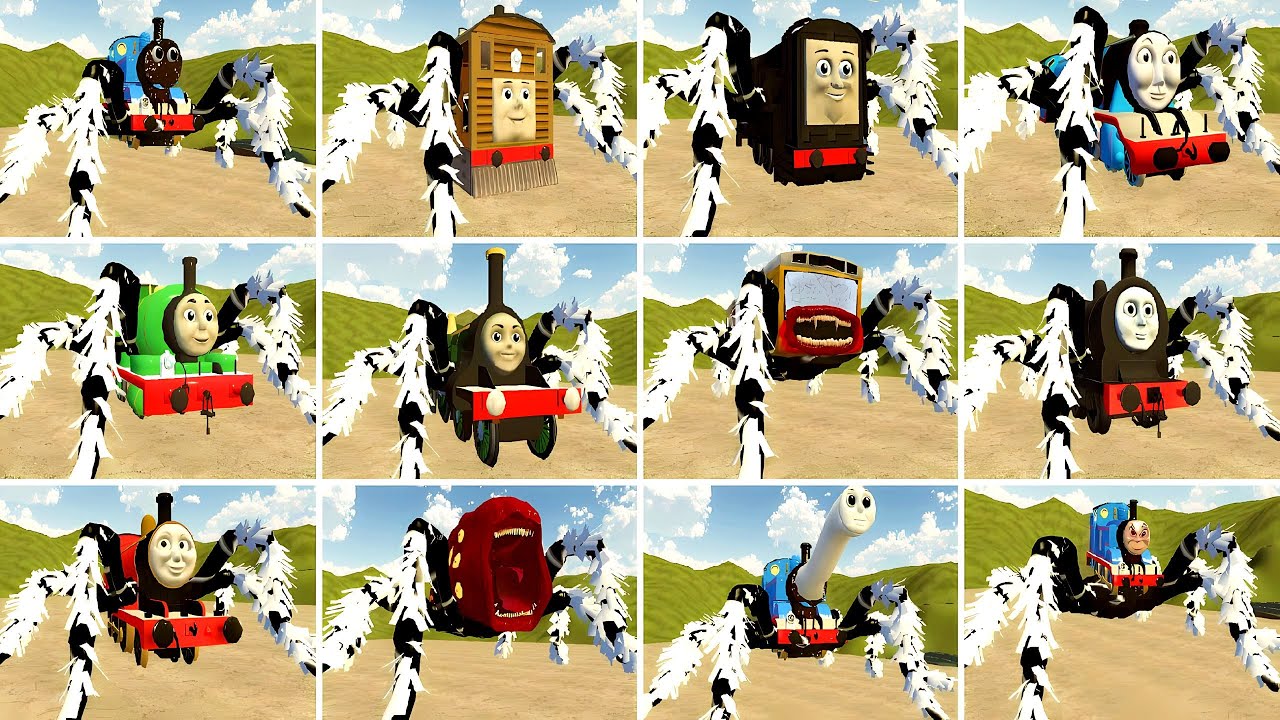 I Played DeathMatch Game With All Thomas Train Family And Bus Eater Family in Garry's Mod!