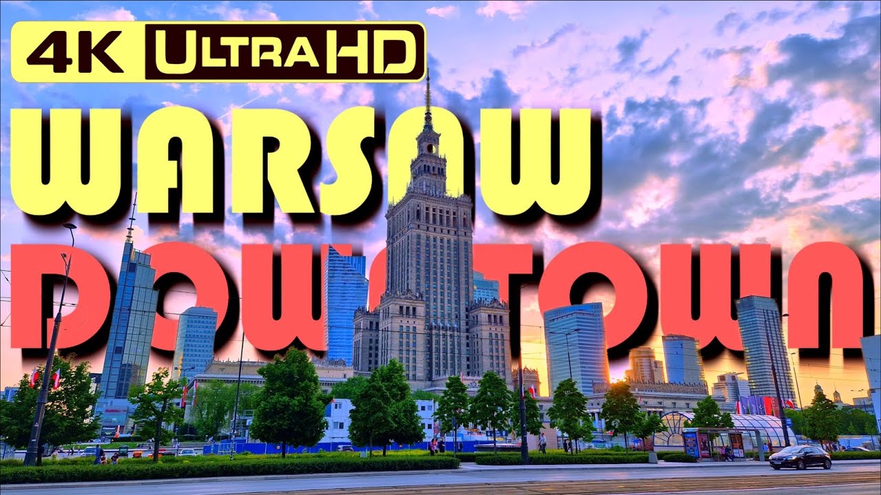 WARSAW - DOWNTOWN // 4K Walking Tour #1