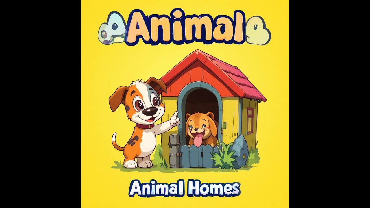 Animal Homes for Kids 🐶 | Where Do Animals Live? | Preschool Learning Video
