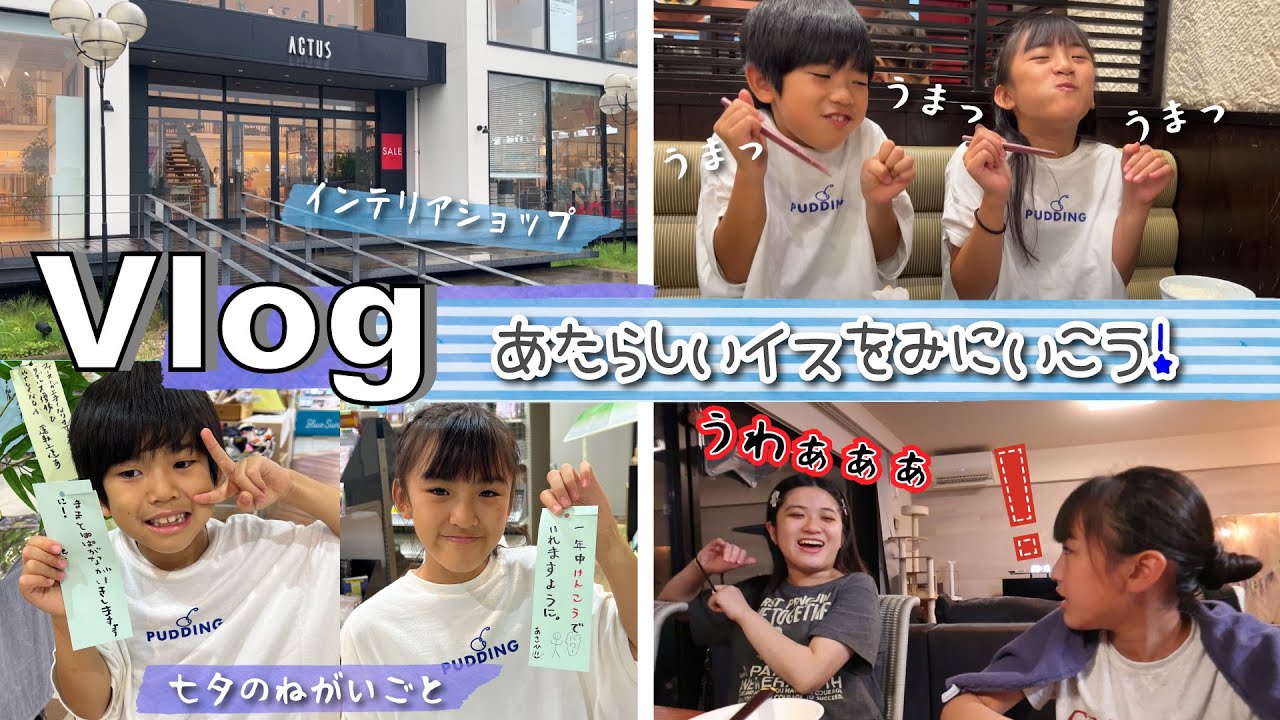 ★Vlog★新しいイスがほしい！エビがおいしいダンス♪