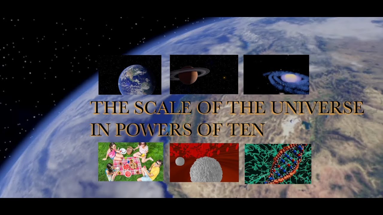 The Scale of the Universe in Powers of ten
