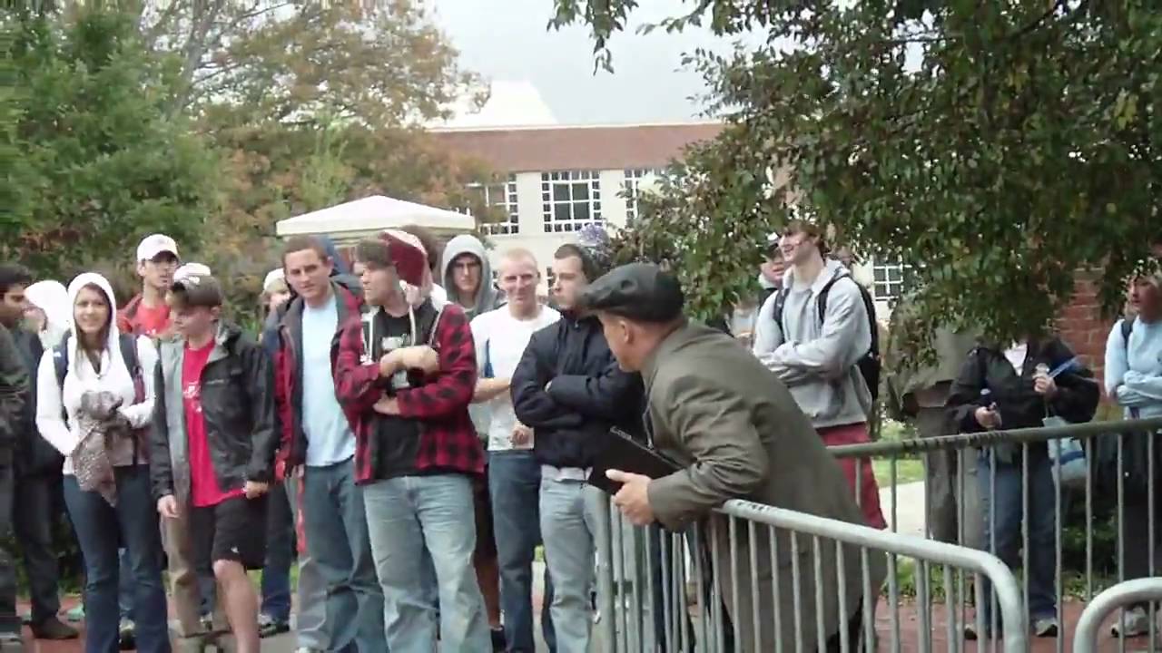 Crazy Preacher Guy at Clemson University
