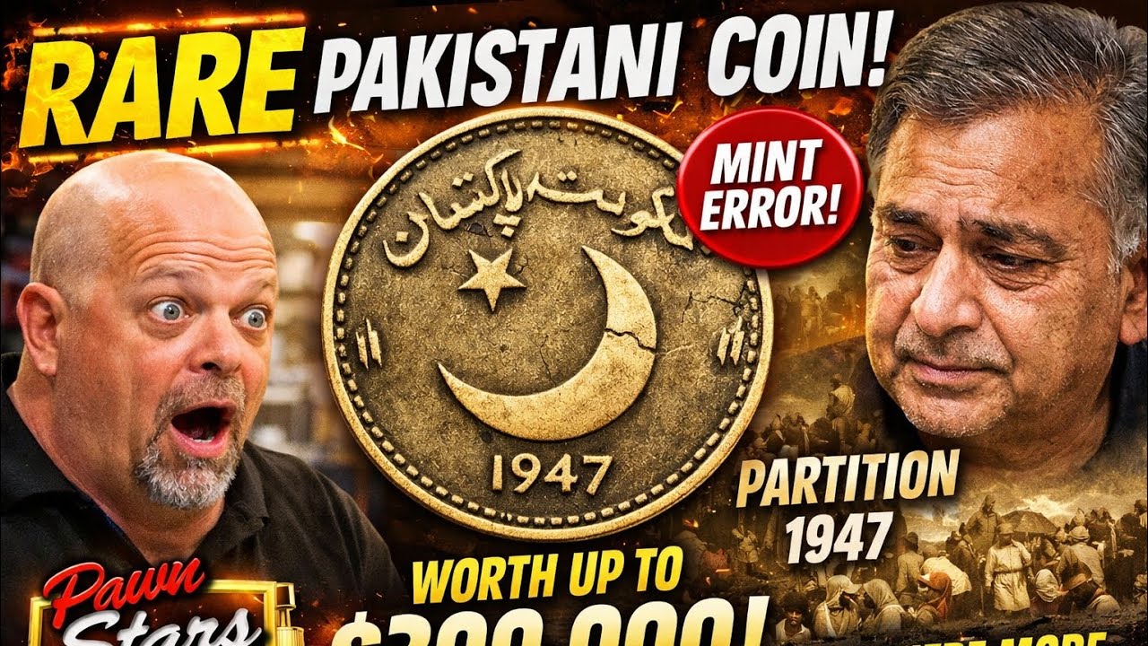 1947’s Forbidden Treasure: The Rare Pakistani Coin That Left Pawn Stars Speechless!”
