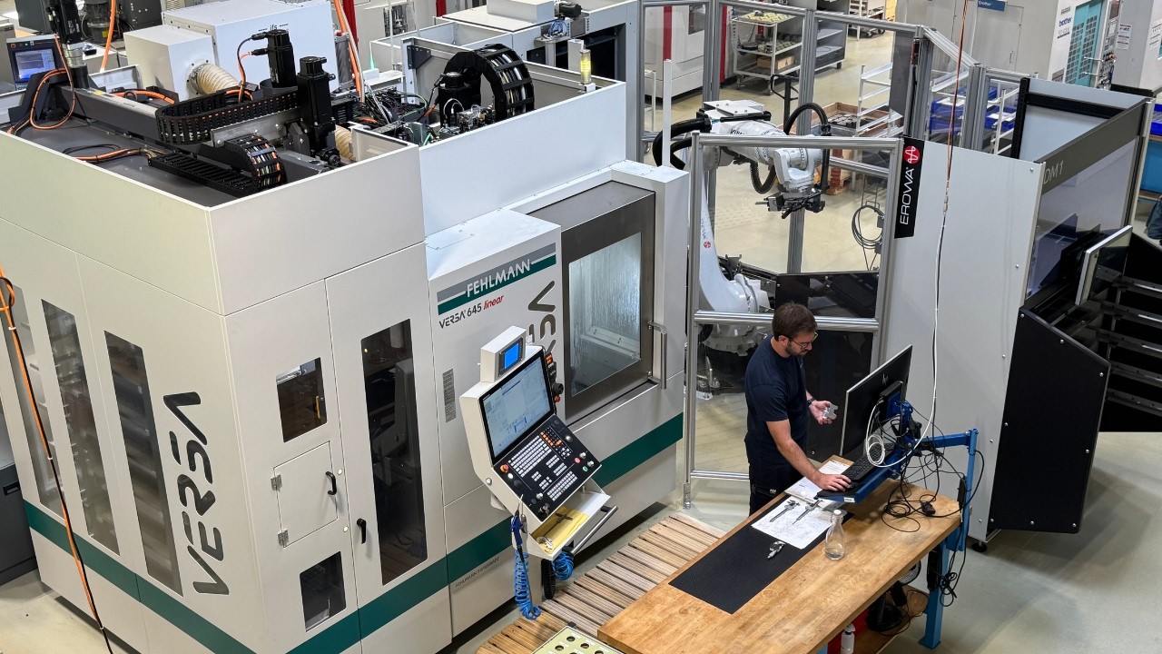 Flexible, high precision, future-ready manufacturing with EROWA automation