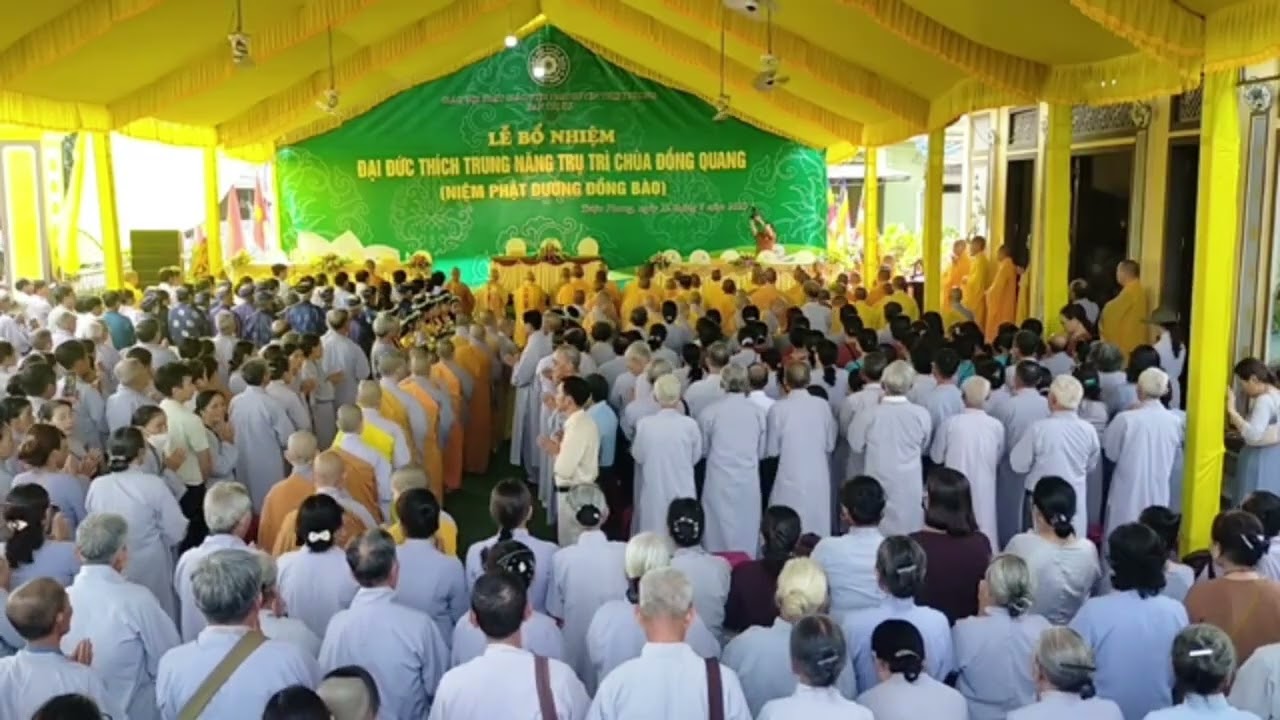 Lễ bổ nhiệm Trụ trì Chùa Đồng Quang Làng Đồng bào.