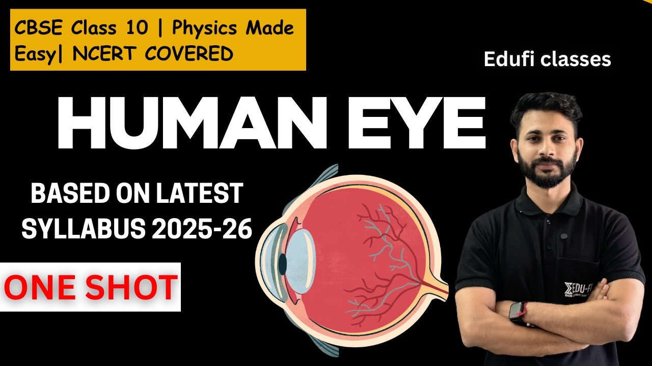 Human Eye Class 10 | Quick Revision | CBSE Board Exam 2025