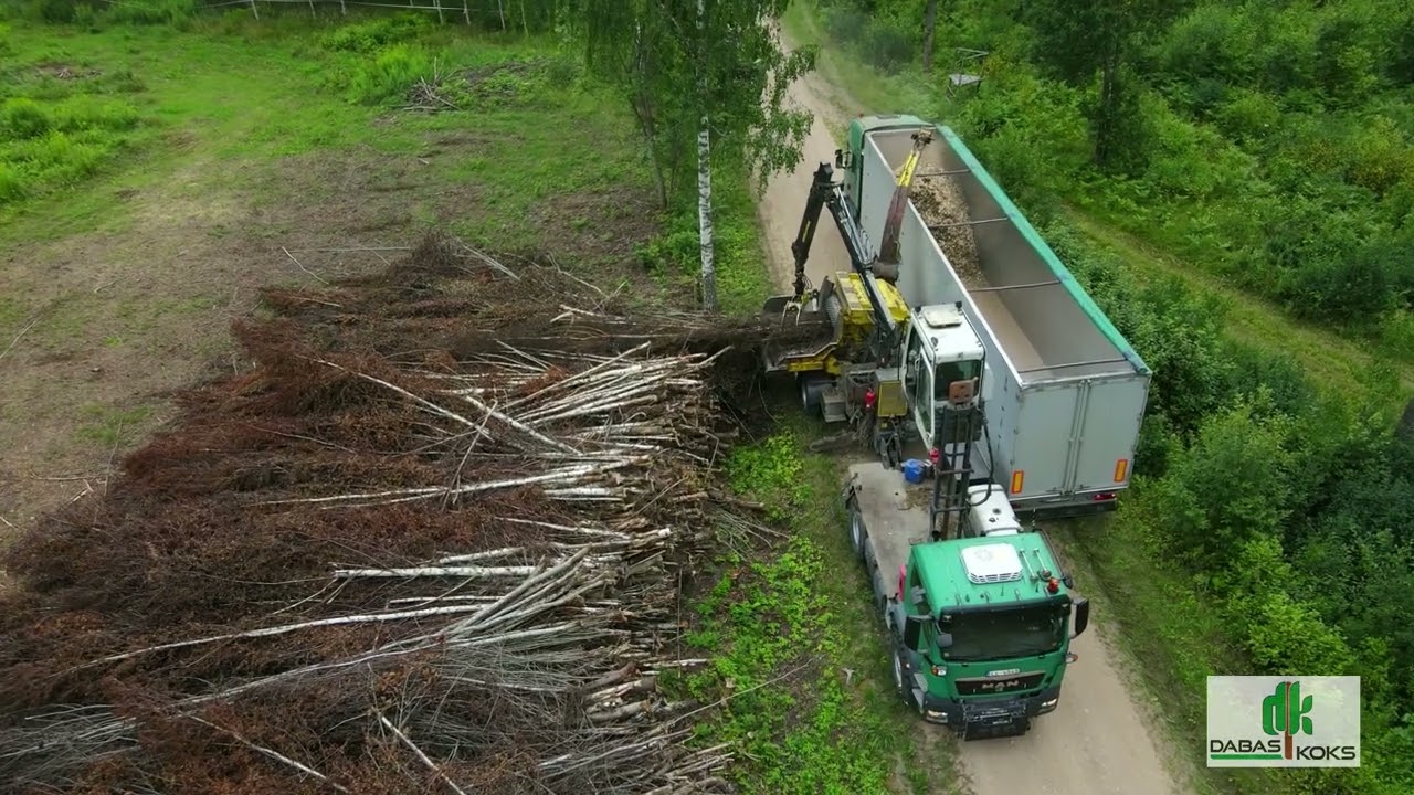 Dabas Koks SIA - Kurināmās šķeldas ražošanas process