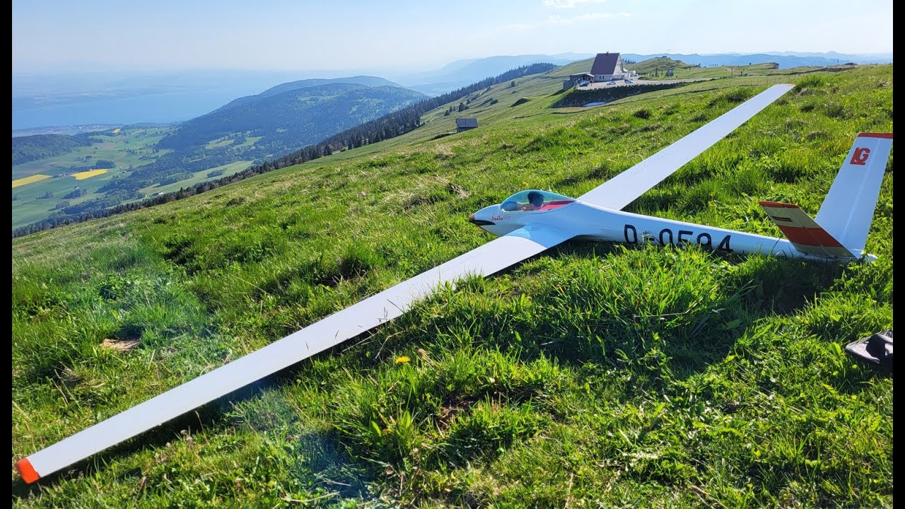 RC Flying After-Work-Fun am Chasseral in der Schweiz mit Salto 4m und Tomcat 2.5m