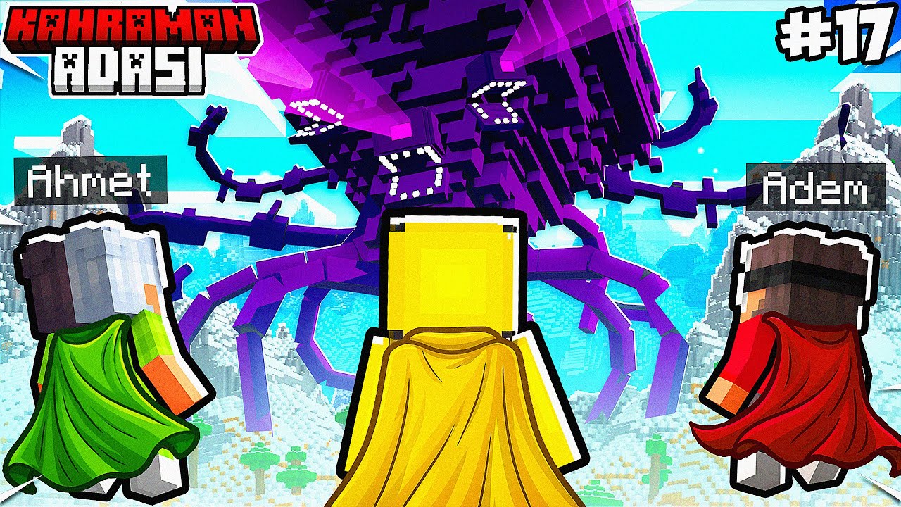 Süperkahraman Olarak EN TEHLİKELİ Bosslarla Savaştık! #17 ☠️ | Minecraft Kahraman Adası