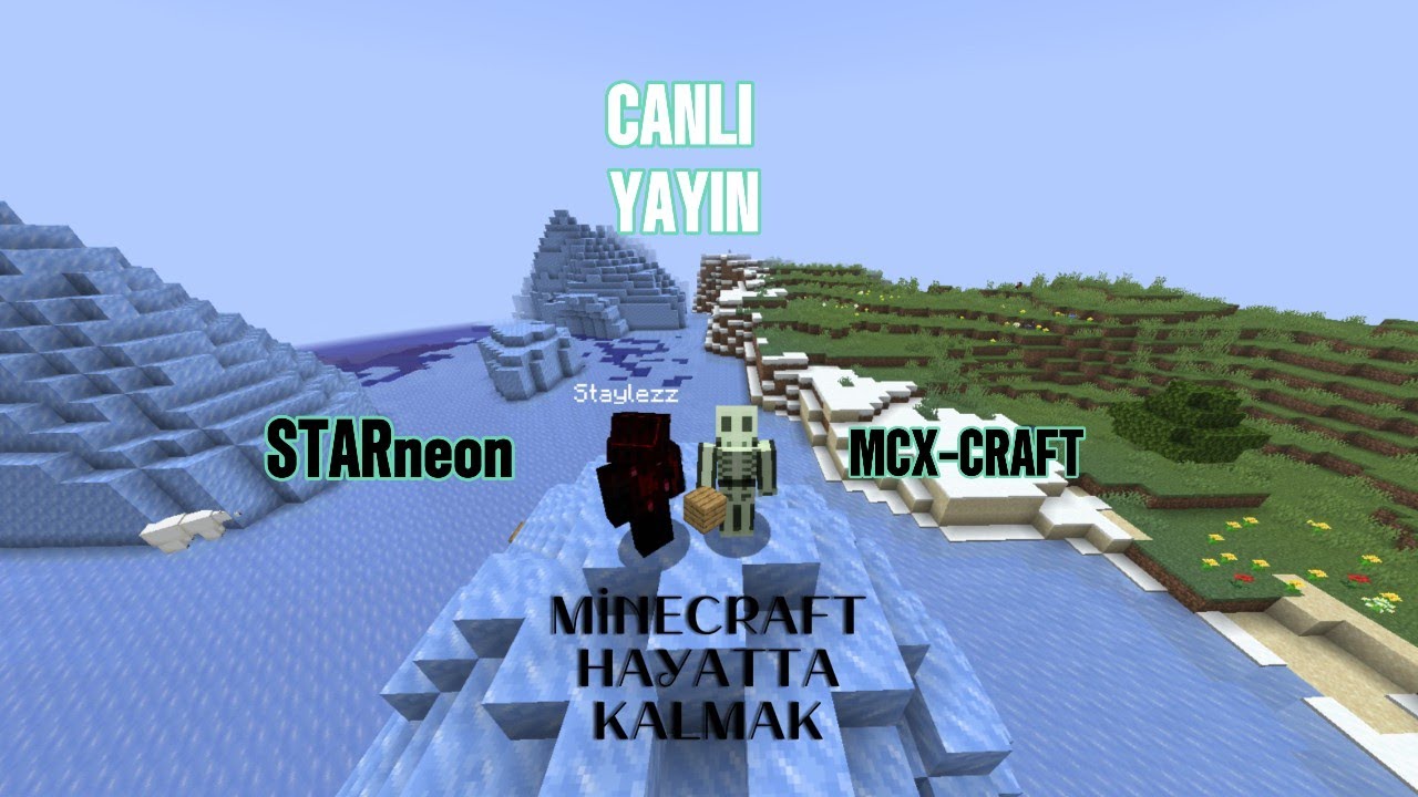 @starneon321 ile minecraft oynuyoruz.