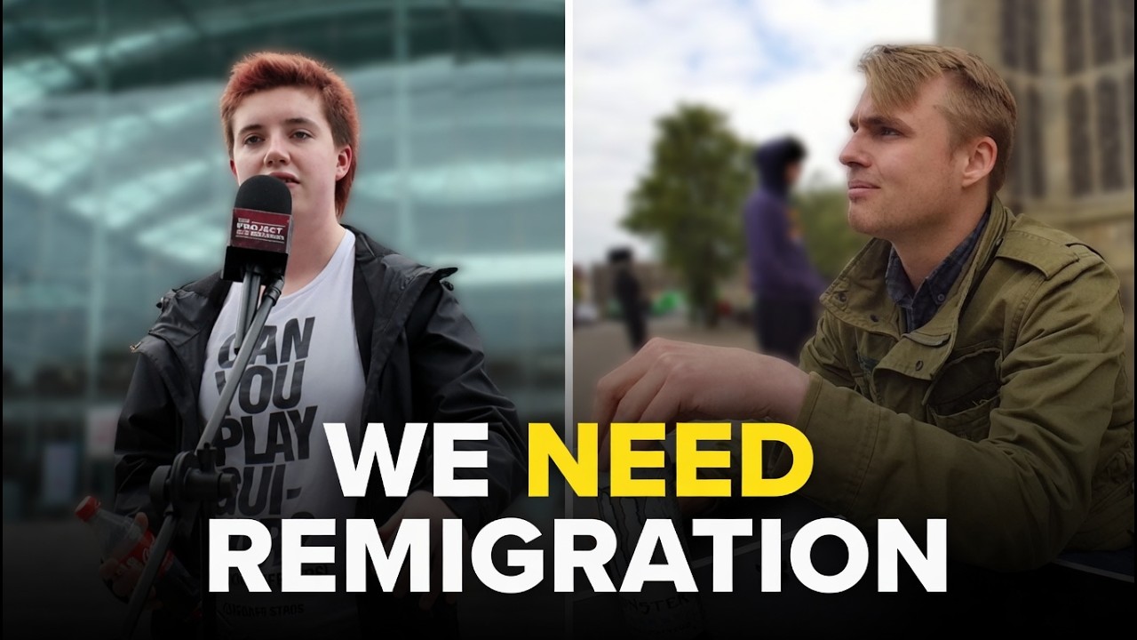 Green Party Supporter Debates Nationalist at Norwich College on Remigration