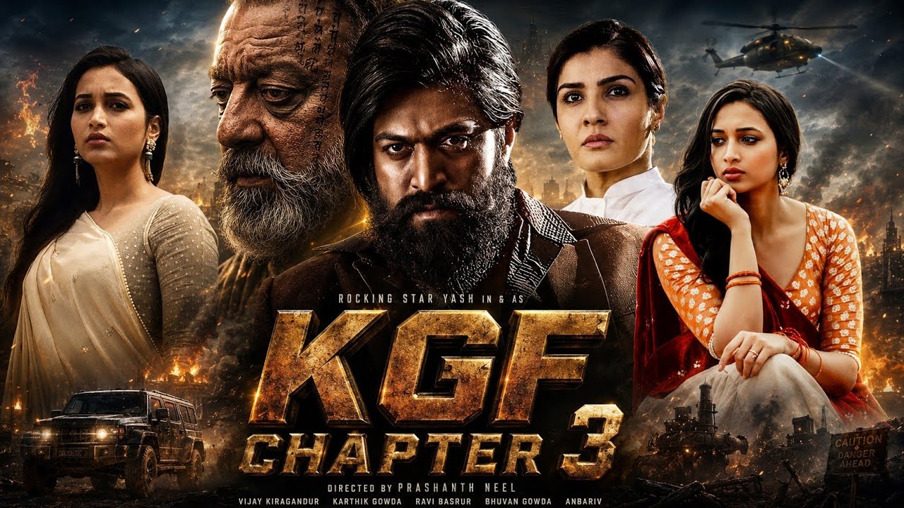 KGF Chapter 3 full movie 2026 | Rocky star Yash | Prabhas | Prashant Neel | fact and review in Hindi
