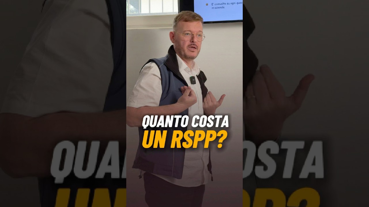 QUANTO COSTA UN RSPP? #sicurezzalavoro #corsidiformazione #sicurezzalavoratori #rspp