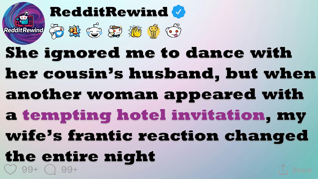 My wife kept dancing with her cousin’s husband all night — until a stranger made a bold late...