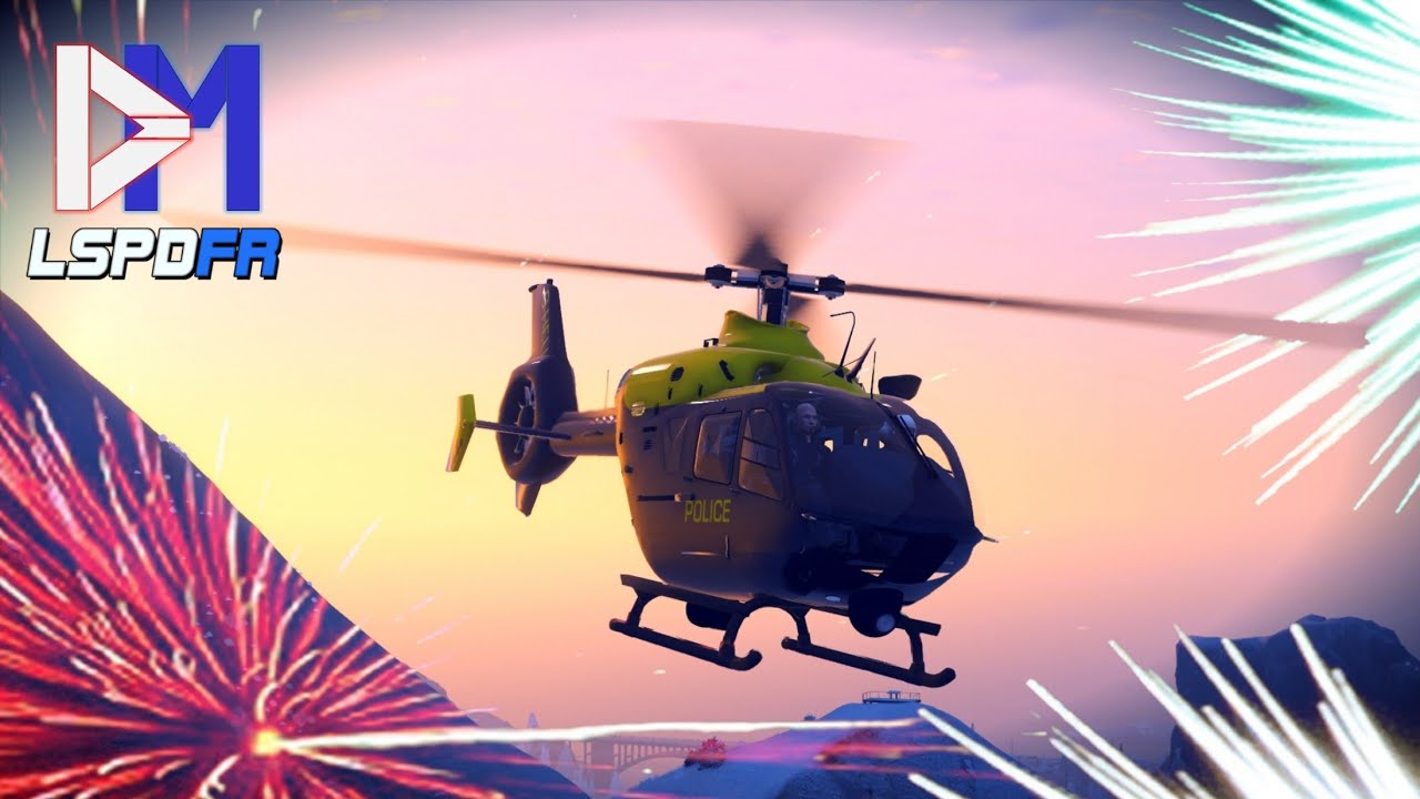 POLICE Helicopter Assists in NEW YEARS EVE PURSUIT! | NPAS (GTA 5 UK Police Mod - LSPDFR) #65
