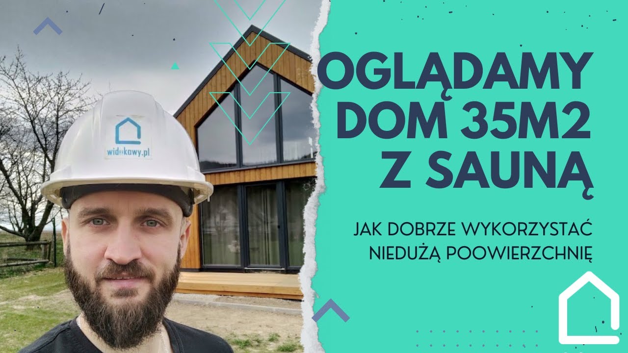 Oprowadzamy po domu 35m2 na wynajem kr&oacute;tkoterminowy - Nowoczesna stodoła z 2 sypialniami i sauną!