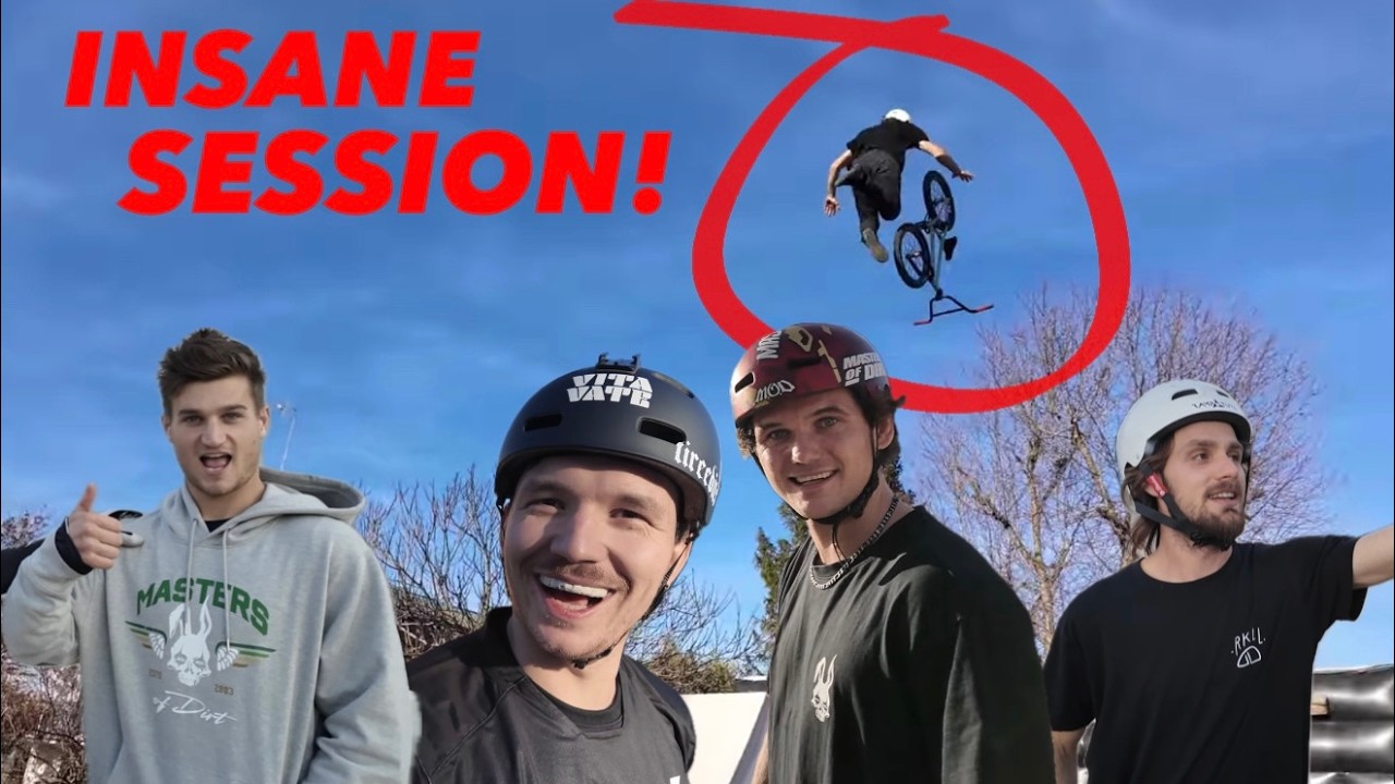 Insane BIG AIR Session at Elia Benetton’s Rampature! Italy 🇮🇹