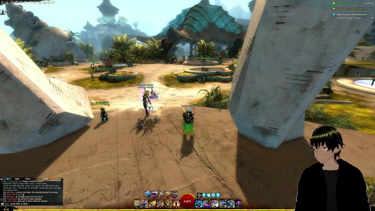 We will complete Central Tyria map it continues again yes