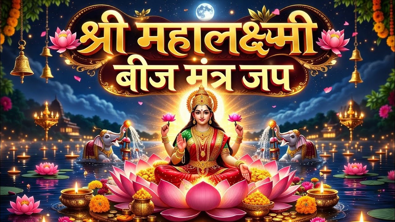 🌸 श्री महालक्ष्मी बीज मंत्र जप 🌸