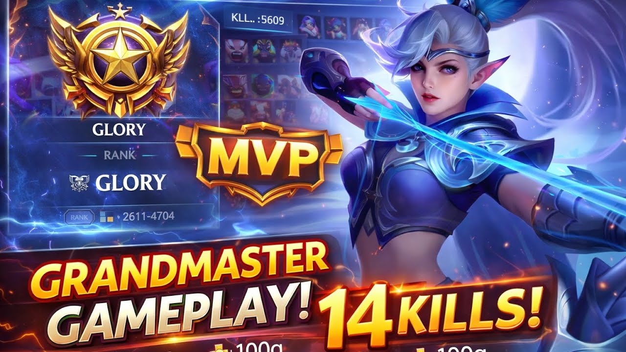 😱 GLORY Rank Became Classic Mode After This 14 Kill Game #miya #maniac #mobilelegend #progameplay