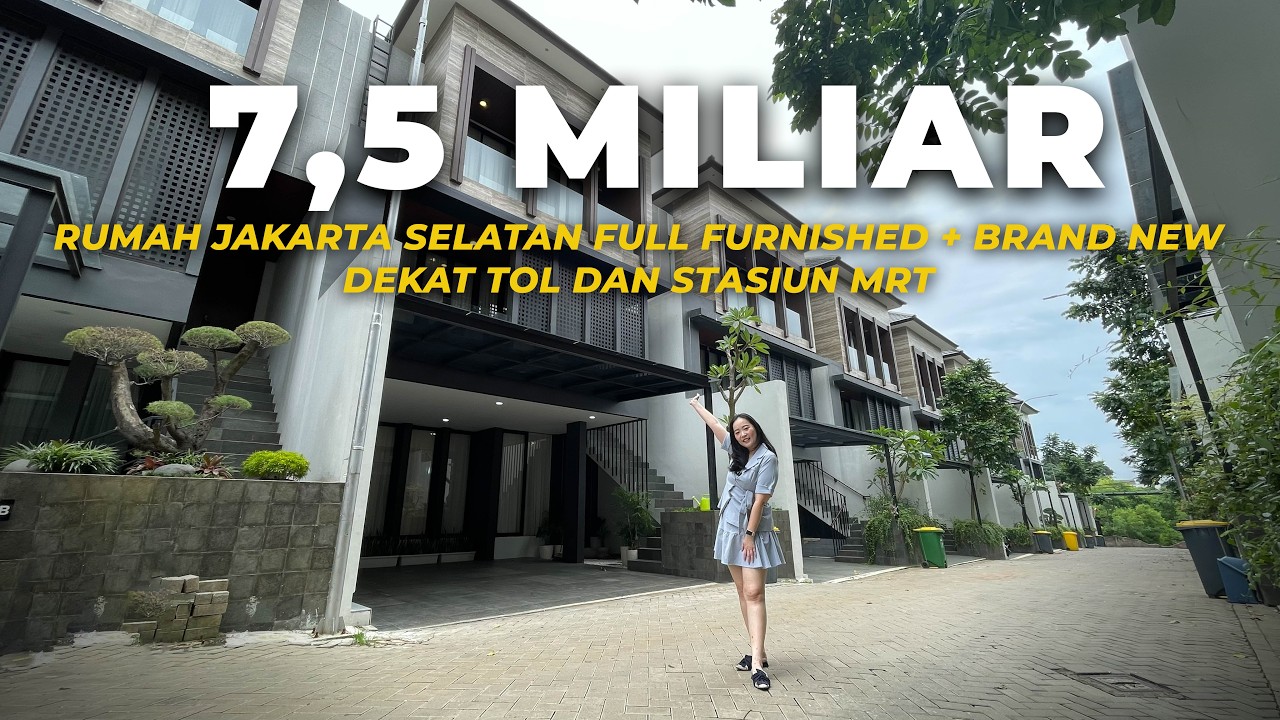 Rp 7.5M | Rumah Jakarta Selatan Furnished + Dekat Tol dan MRT