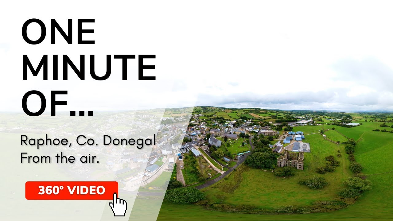 Raphoe Heritage Town Co. Donegal - from the Air.