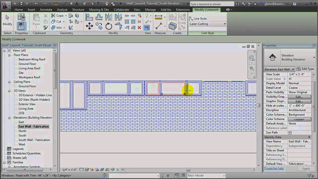 Autodesk Revit - Fabricating an Architectural Scale Model