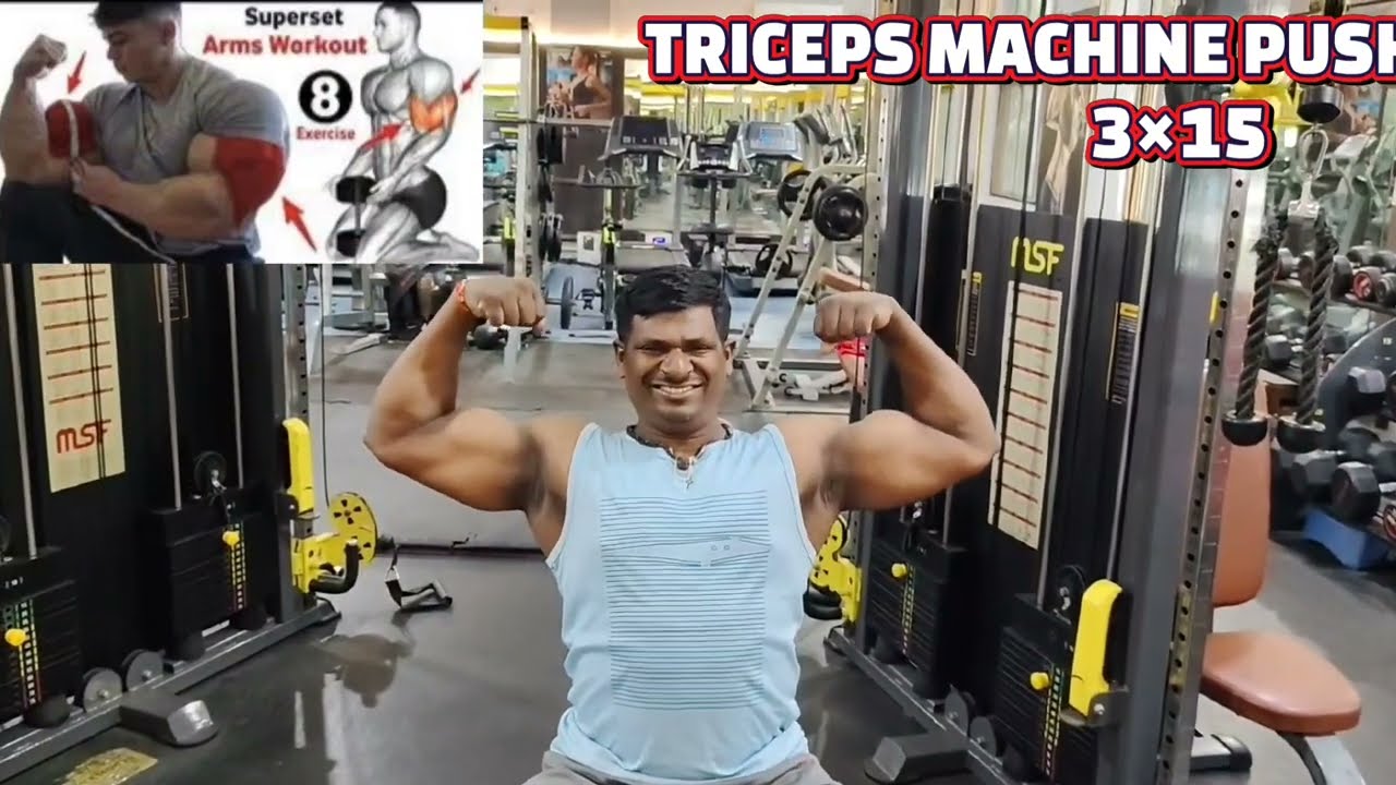 BEST SUPERSET  BICEPS & TRICEPS MUSLES MASS WORKOUT 💪