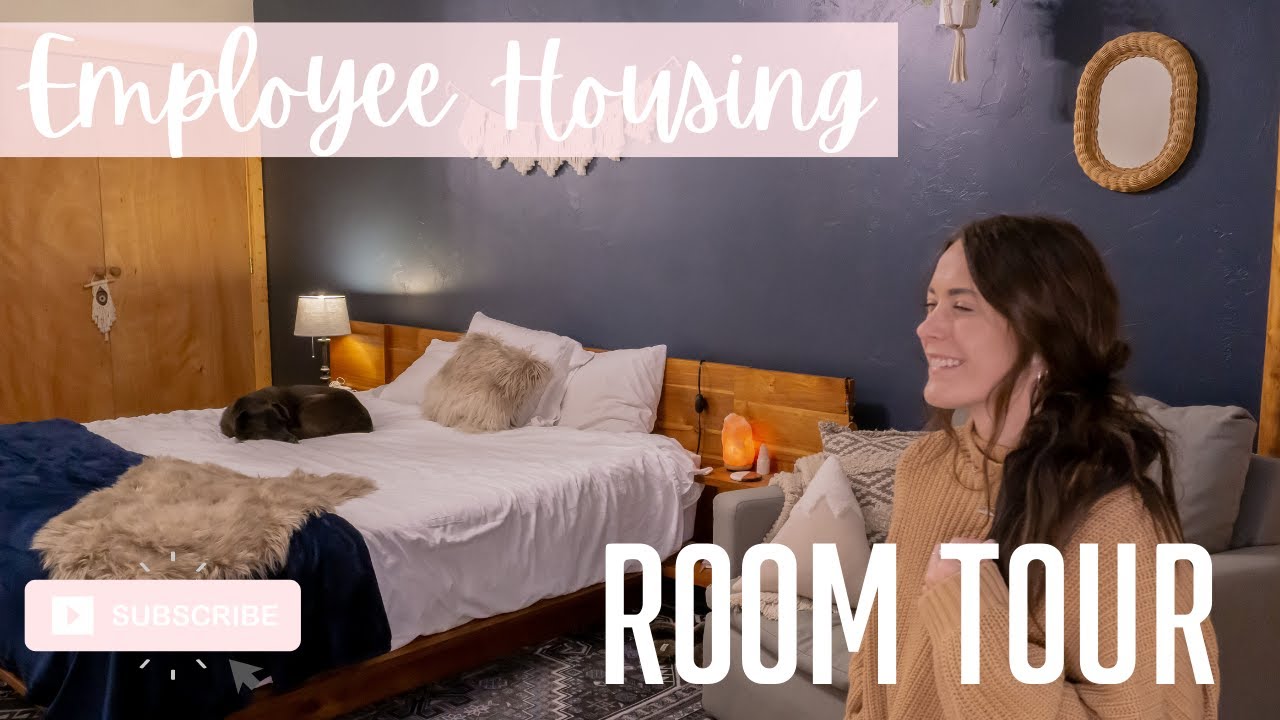 Employee Housing Room Tour // Running a Resort in a Small Mountain Town