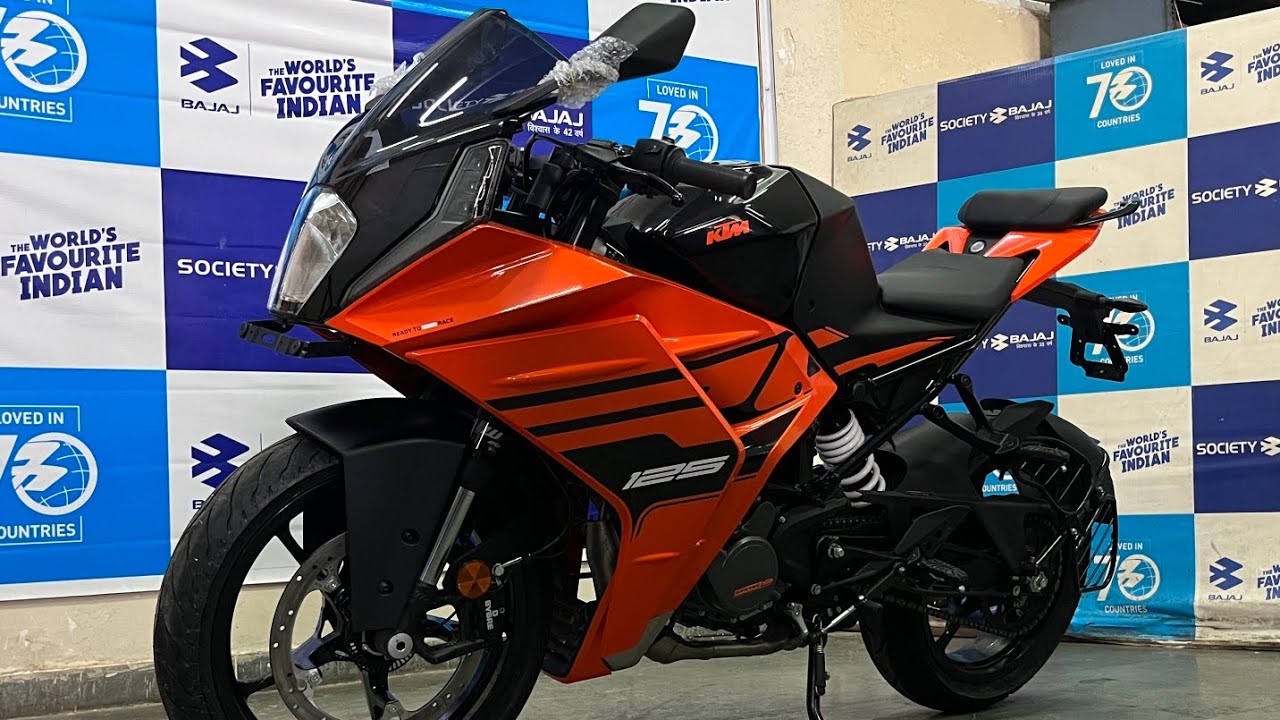 2024 KTM RC 125 Black Colour Walkaround 🔥 | Price | Features | Chassis Number 9