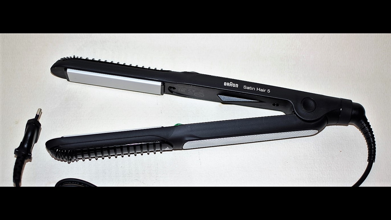 Plancha de Pelo para Alisado 4 Estilos, Braun Satin Hair 5 IONTEC ST570