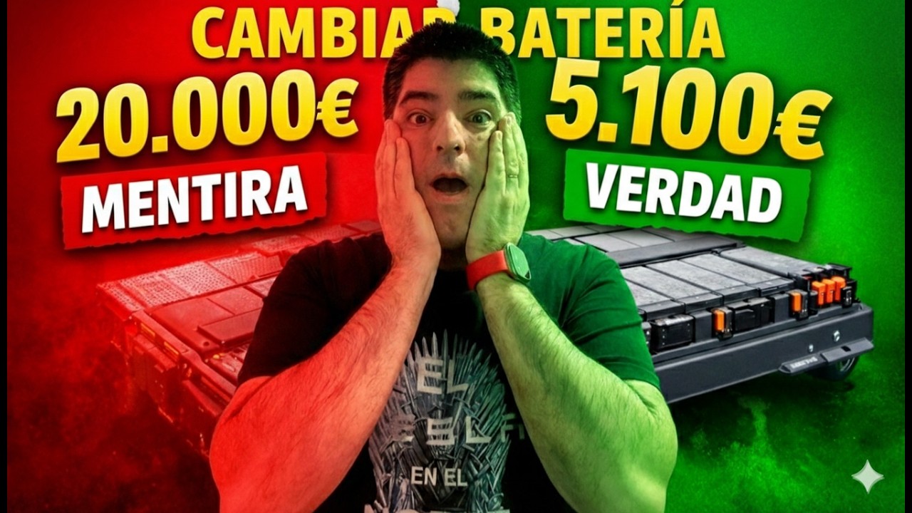 ¿20.000€ o 5.000€? La VERDAD de cambiar la batería de un Tesla