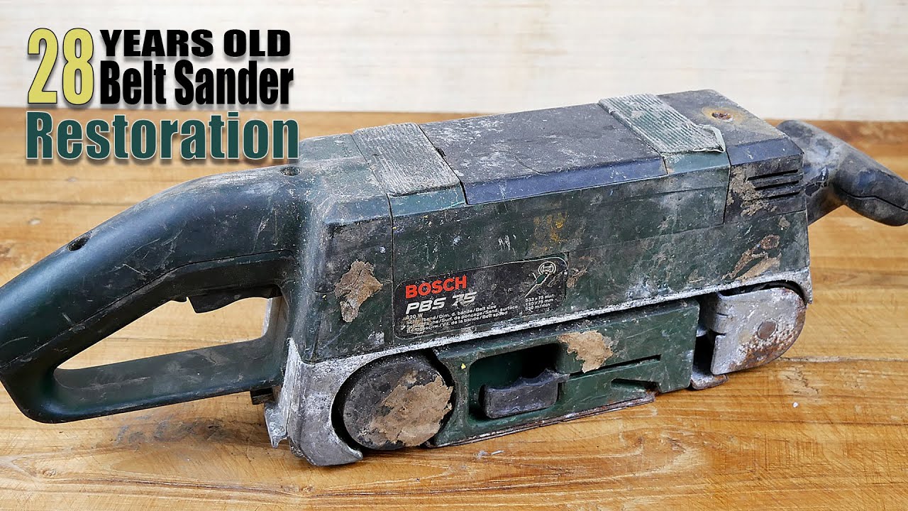 Restoration Of Belt Sander | Bosch PBS 75 Restore