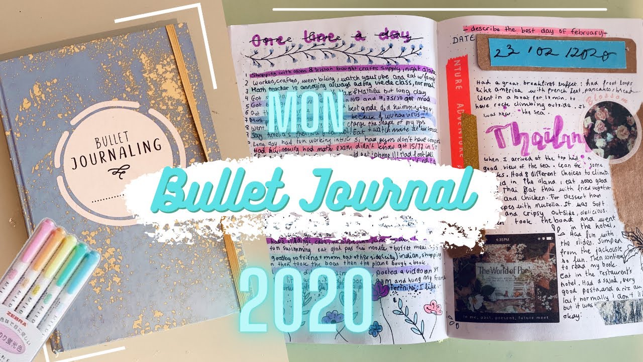 Mon BULLET JOURNAL -flip through !