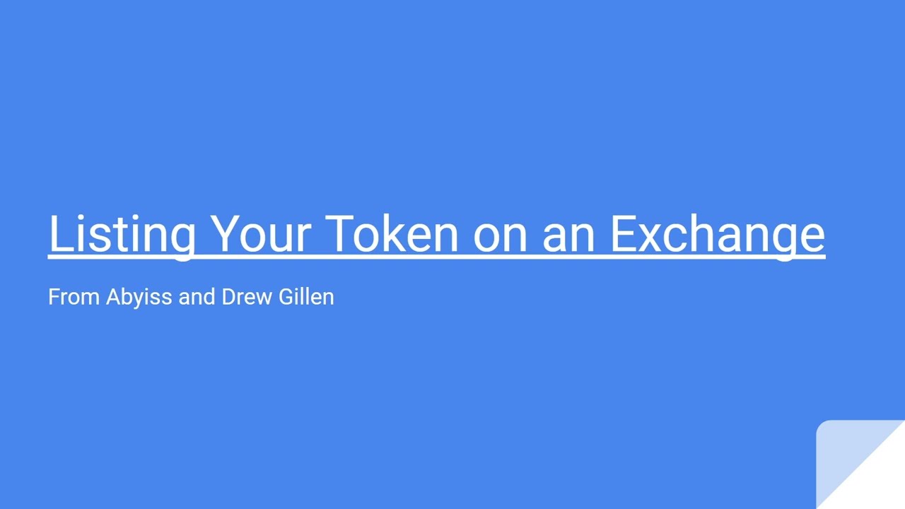 How to List Your Cryptocurrency on an Exchange - 2023