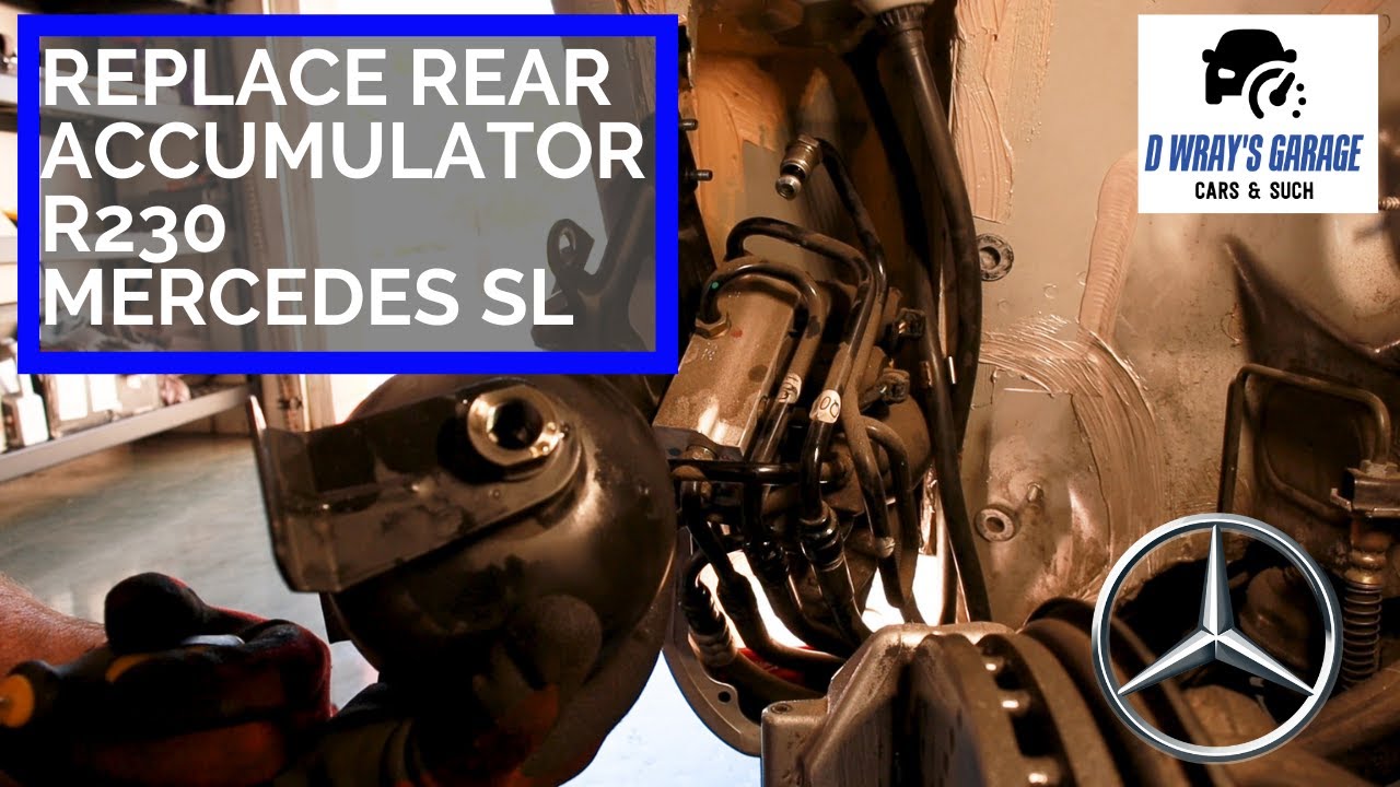 Mercedes SL (R230) Rear Accumulator Unit Replacement (ABC Suspension)