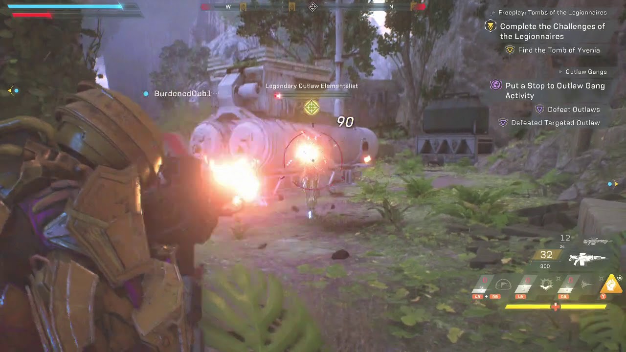Anthem Repair Final Javelin Complete Yvenia Challenge with Outlaws World Event