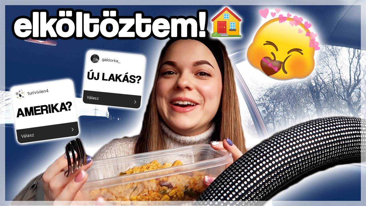 ELK&Ouml;LT&Ouml;ZTEM! 🏠😱 *Csecse &Aacute;gi főztje Mukbang 😋❤️*