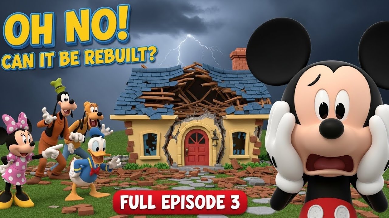 Oh No! Mickey’s Clubhouse Is Gone… Can It Be Rebuilt? | Full Episode 3