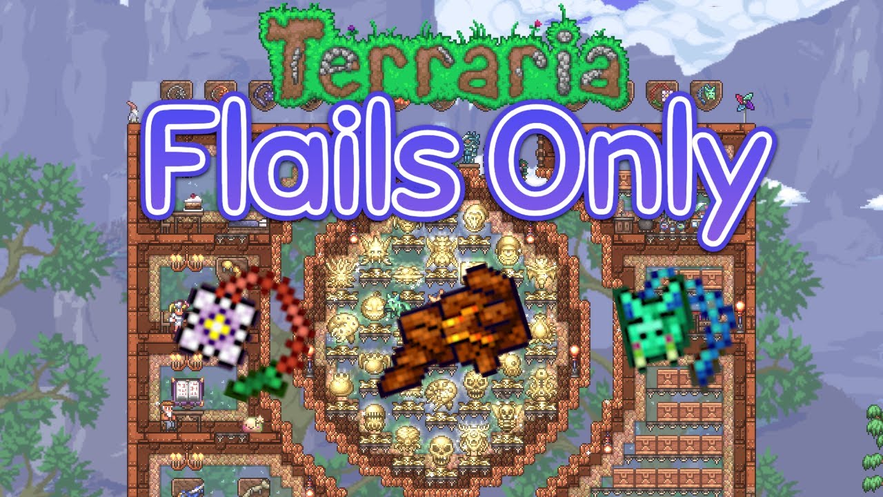 Can I beat Terraria Master Mode using only Flails - Part 3: The Underrated Flower Pow,?