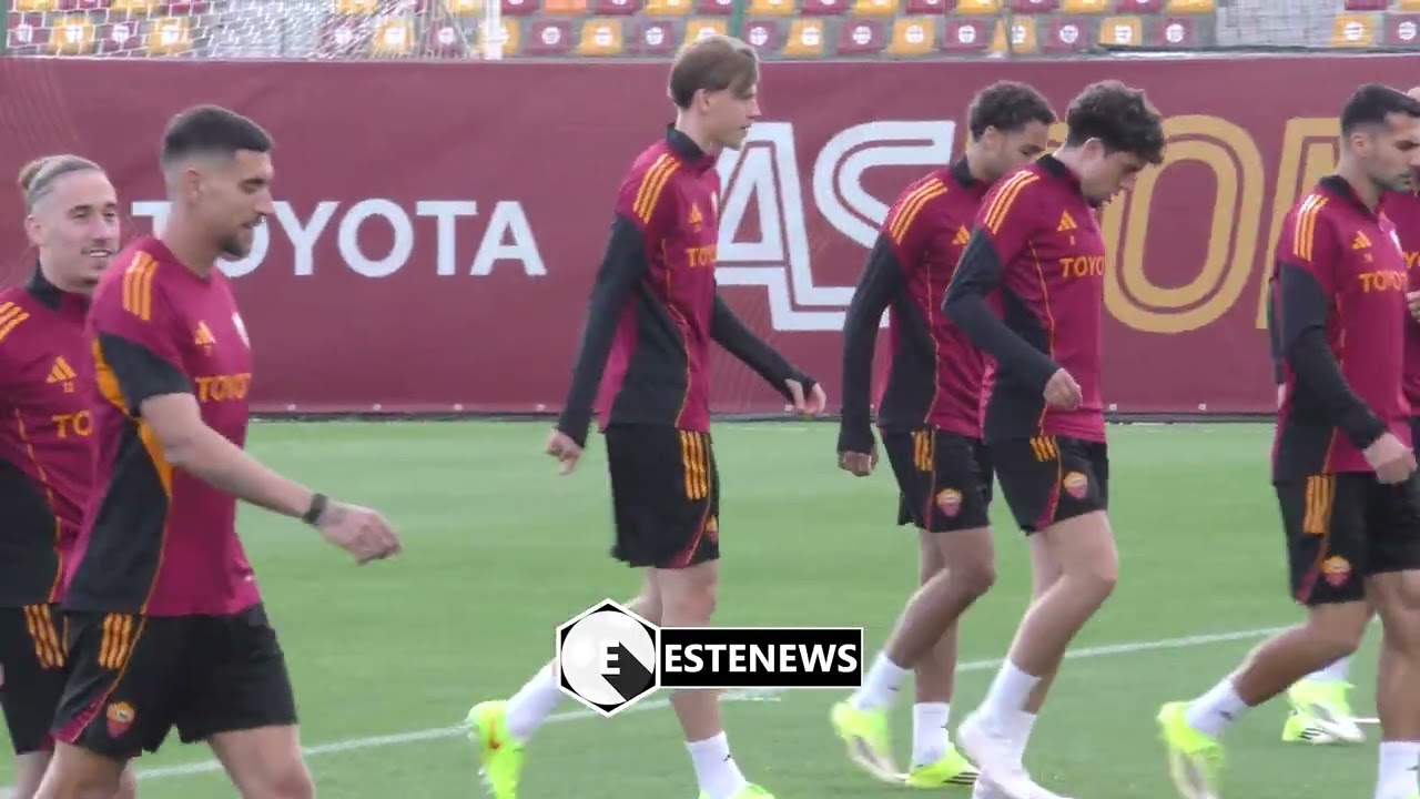 Europa League: Roma-Bologna, l'allenamento completo della squadra di Gasperini