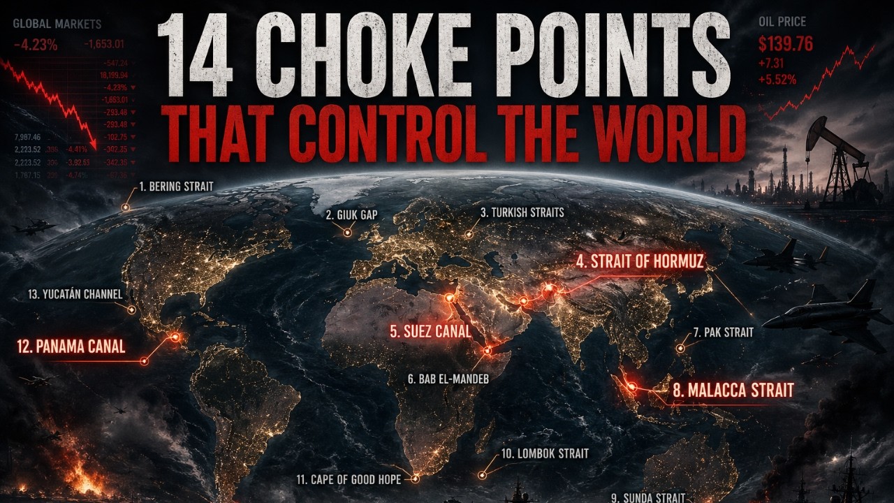 14 Choke Points That Control the Entire World Economy 🌍