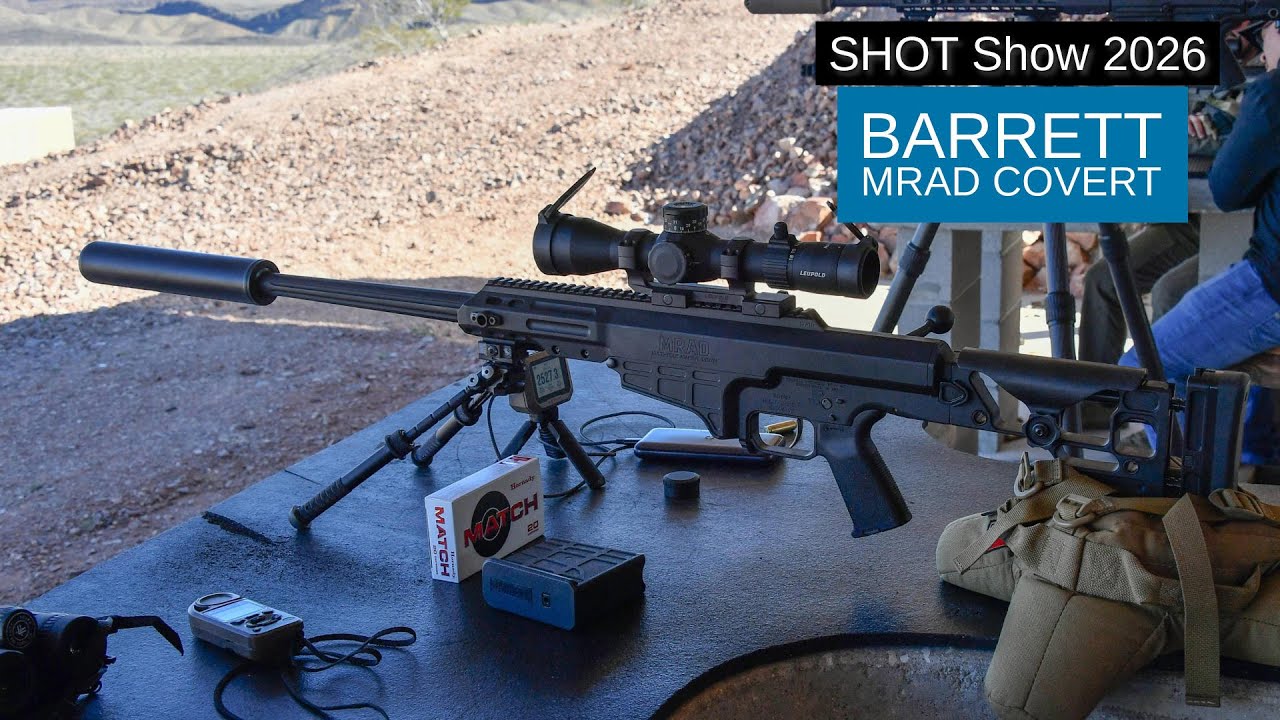 SHOT Show 2026: la nuova carabina Barrett MRAD Covert in 6,5 Creedmor