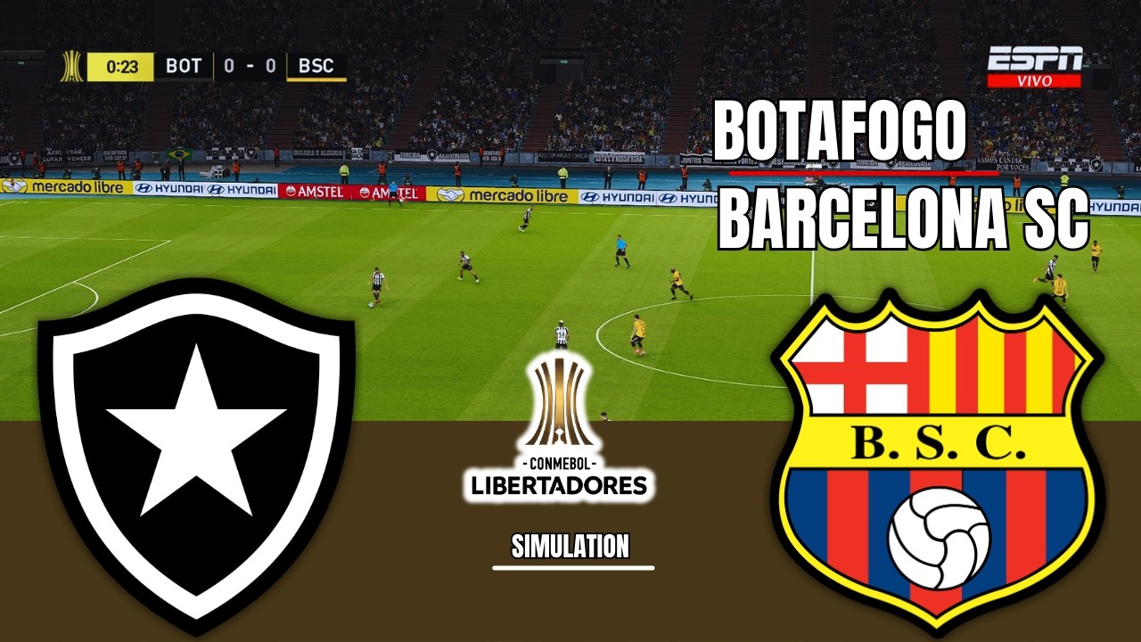 BOTAFOGO vs BARCELONA SC CONMEBOL Libertadores 2026 Simulation/Prediction
