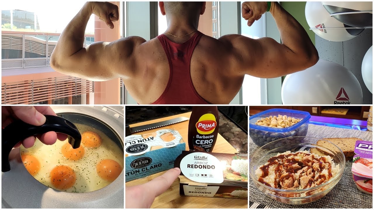 UN DÍA EN MI DIETA DE VOLUMEN | CONSEJOS PARA EL CRECIMIENTO MUSCULAR