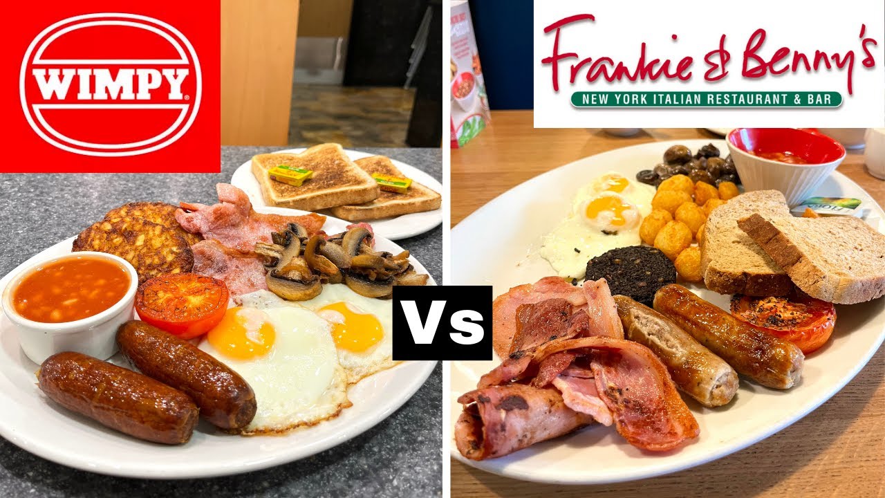 Полный английский завтрак — Wimpy против Frankie & Benny's — неожиданная победа!
