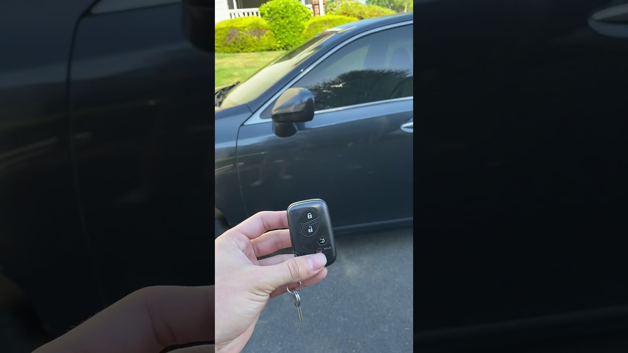Customizing your doors by remote Lexus ES350 2007-2012